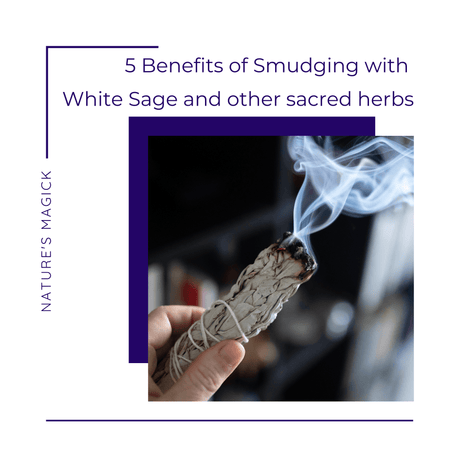 5 Benefits of Smudging with White Sage and other sacred herbs - Nature's Magick