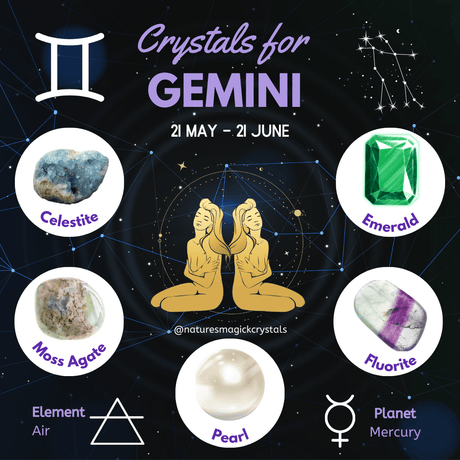 Crystals for Geminis - Nature's Magick