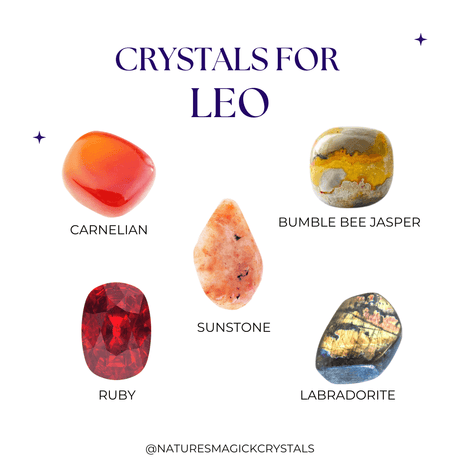 Empowering the Lion: 5 Must-Have Crystals for Leo Energy - Nature's Magick