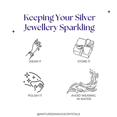 Keeping Your Silver Jewellery Sparkling: Tips and Tricks to Prevent Tarnish - Nature's Magick