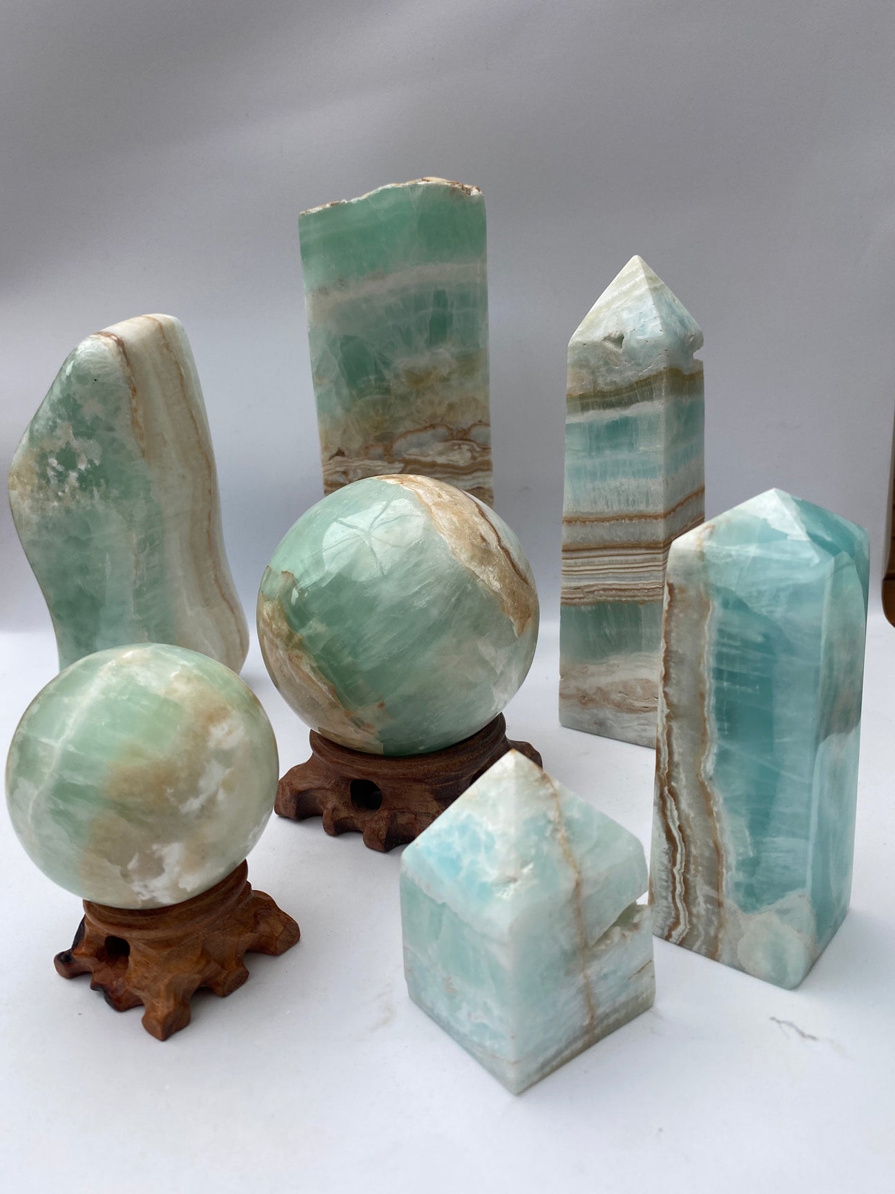 Blue Caribbean Calcite
