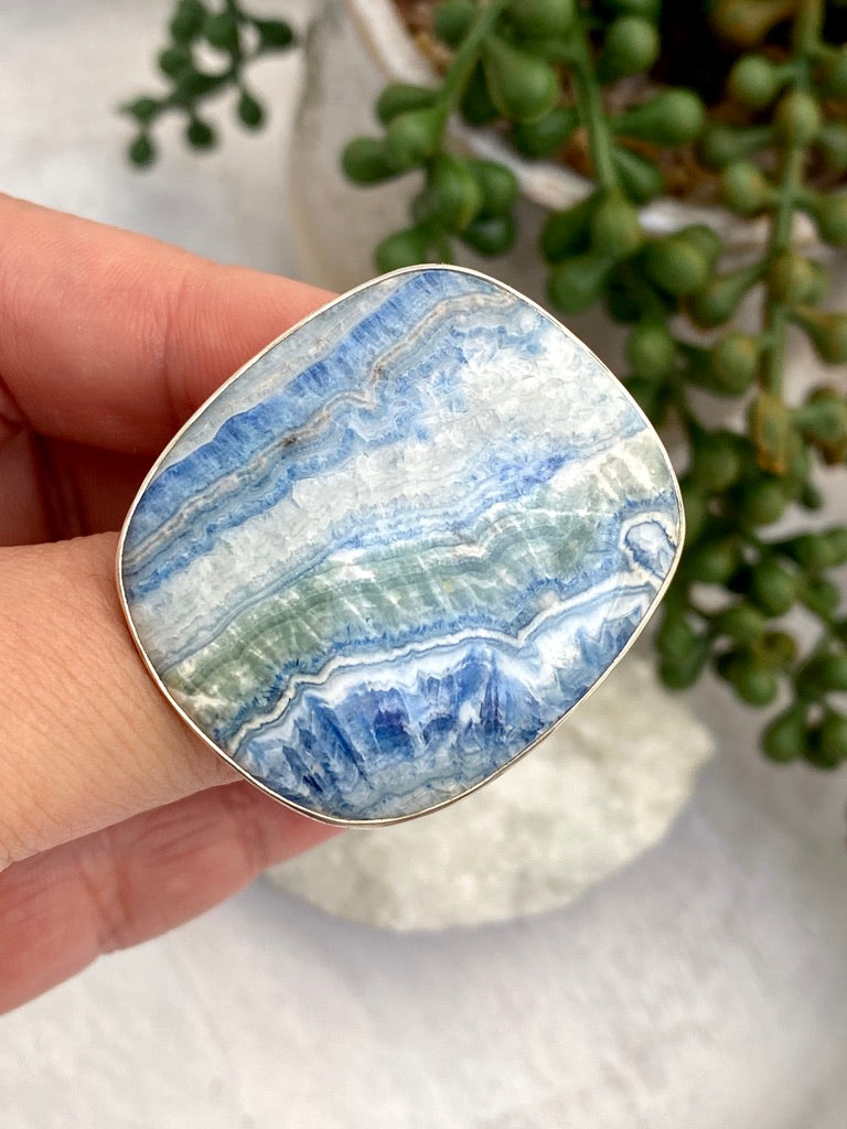 Blue Scheelite - Lapis Lace Onyx