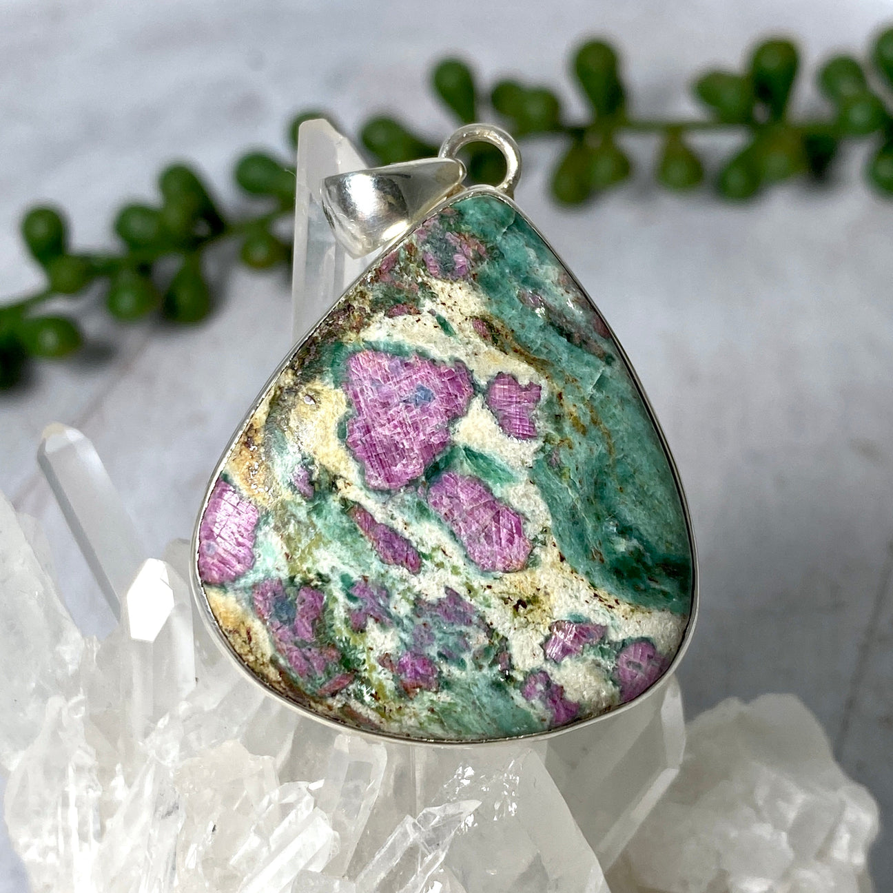Ruby in Fuchsite
