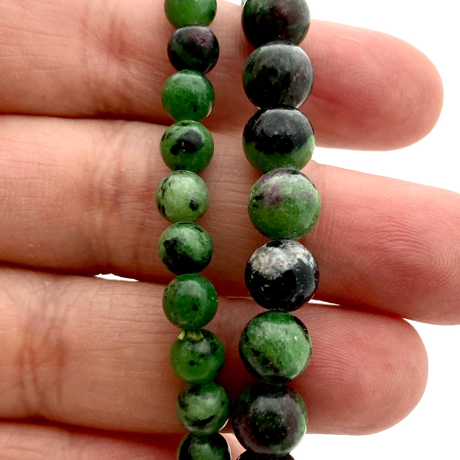 Ruby in Zoisite bracelet