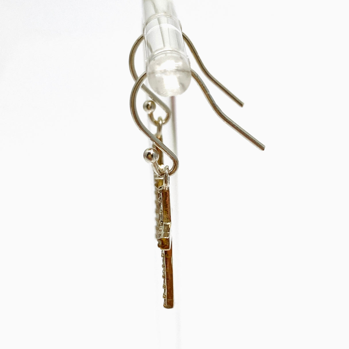 925 SS CZ Cross Earrings SE022