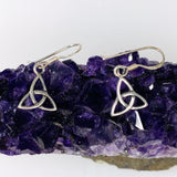 925 SS Triquetra Earrings 2.2cm Drop - Nature's Magick