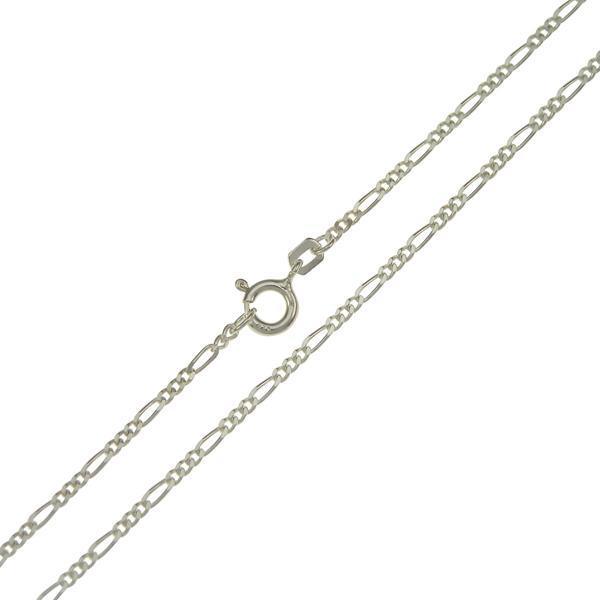 .935 Sterling Silver Figaro Chain 2mm - Nature's Magick