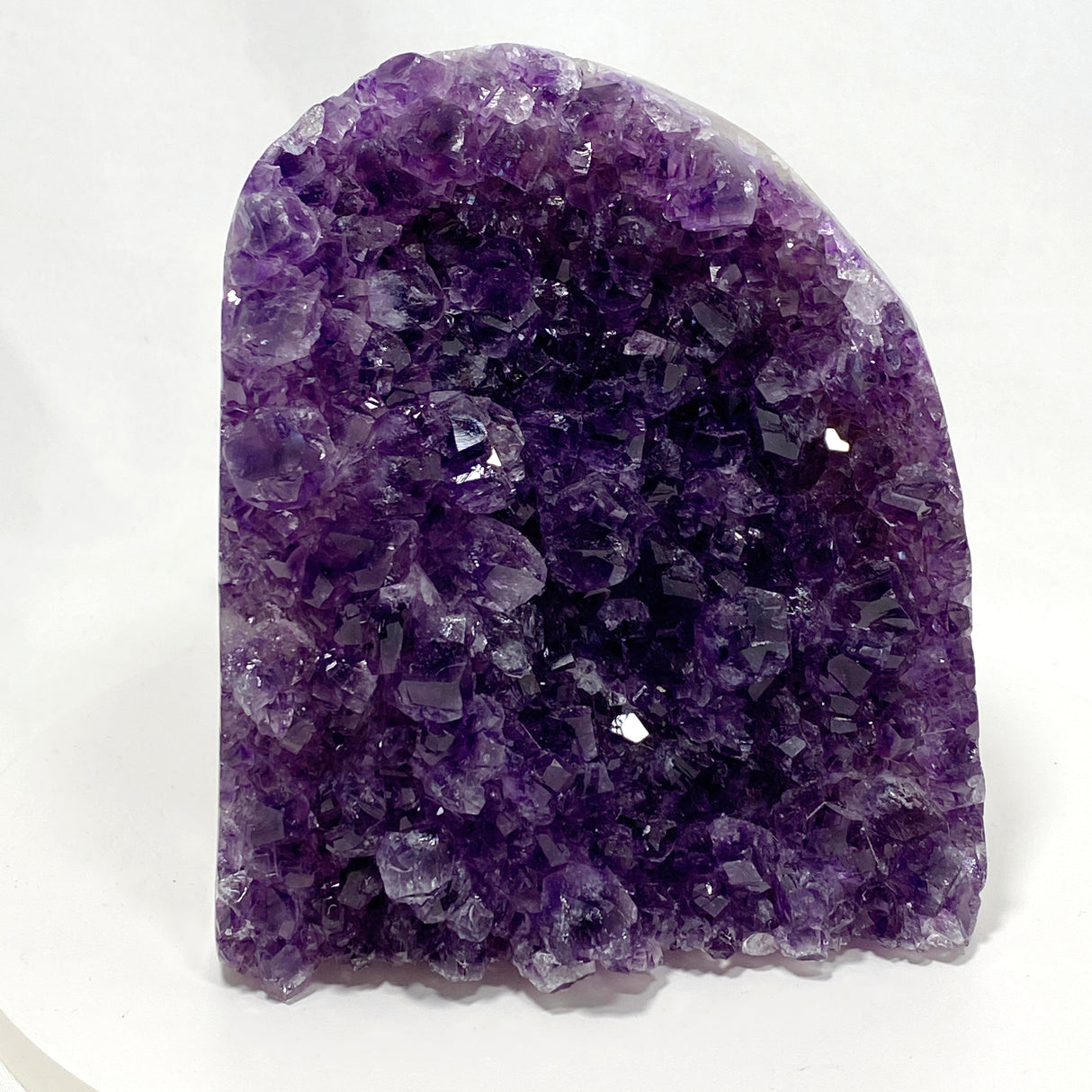 Amethyst Cluster Geode Cutbase (Uruguay, A grade) AMCB-09