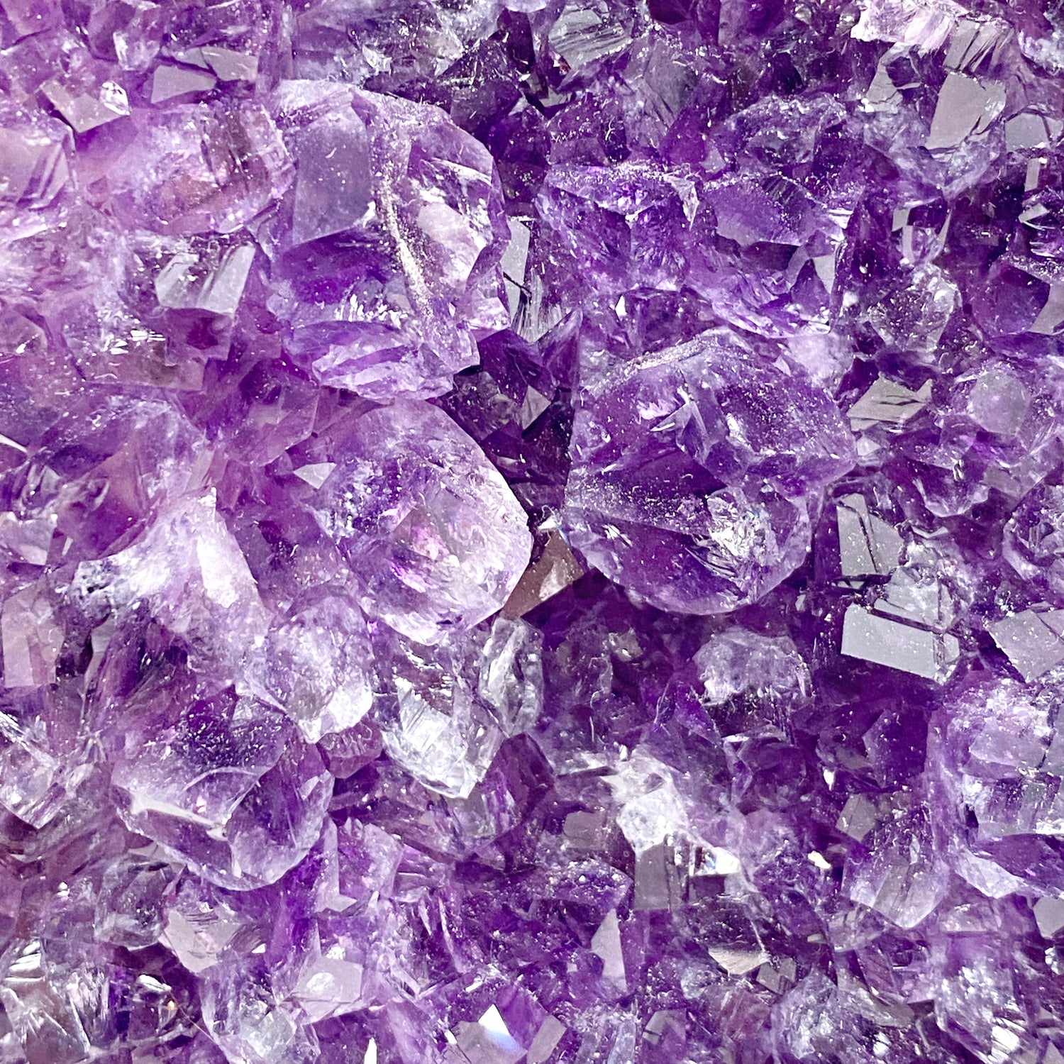 Amethyst Cluster Geode Cutbase (Uruguay, A grade) AMCB-09