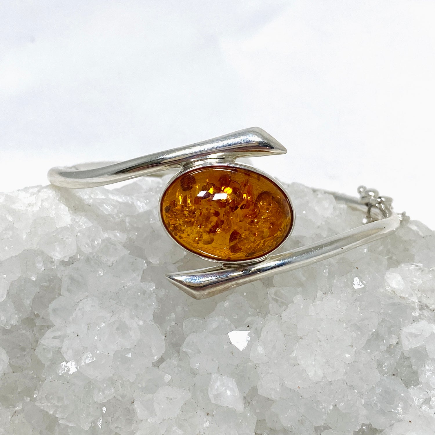 Baltic Amber Bangle AMB264
