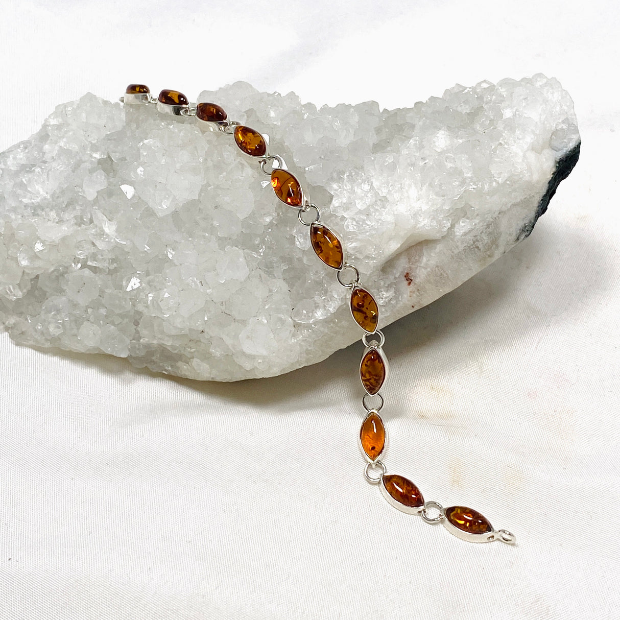 Baltic Amber Cognac Multi-stone Bracelet AMB266