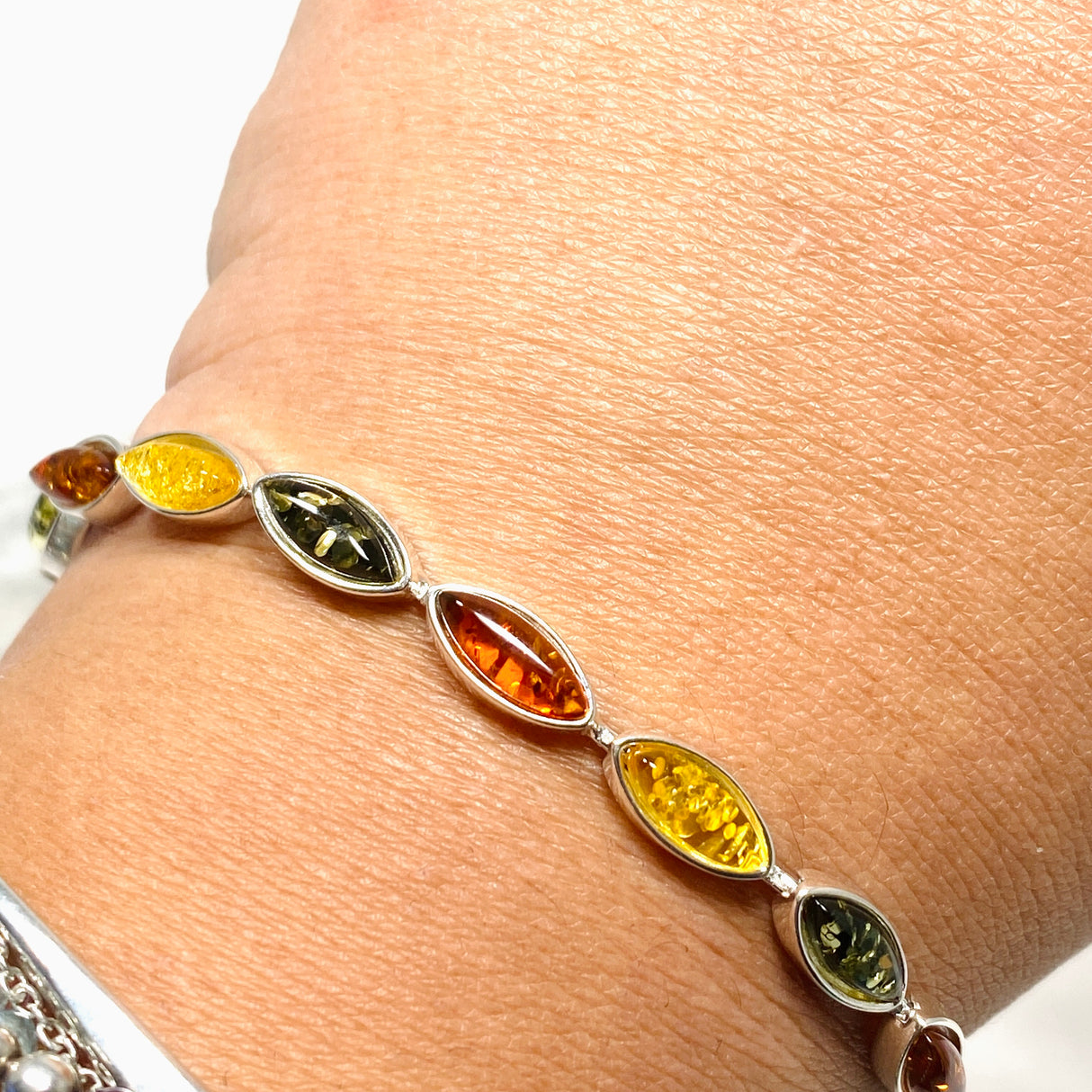 Baltic Amber Mixed Multi-stone Bracelet AMB265