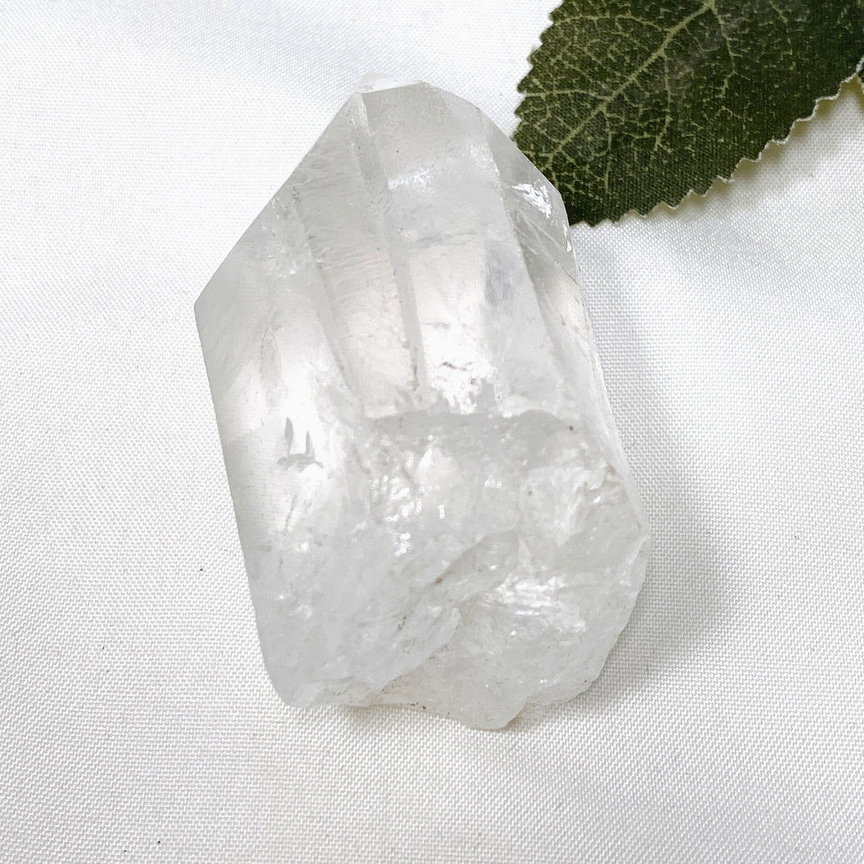 Clear Quartz Semi-polished Natural Point CQCP02