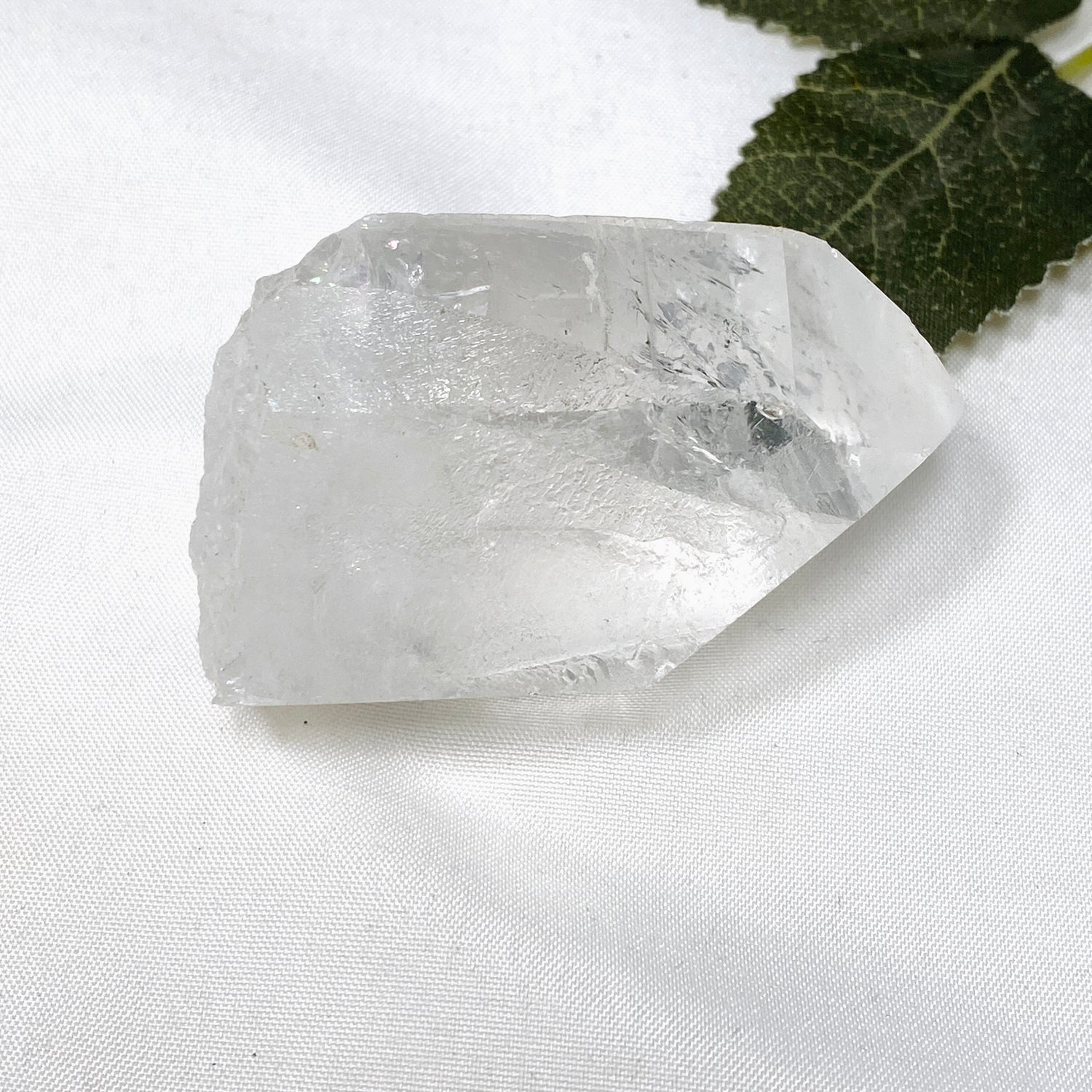Clear Quartz Semi-polished Natural Point CQCP02