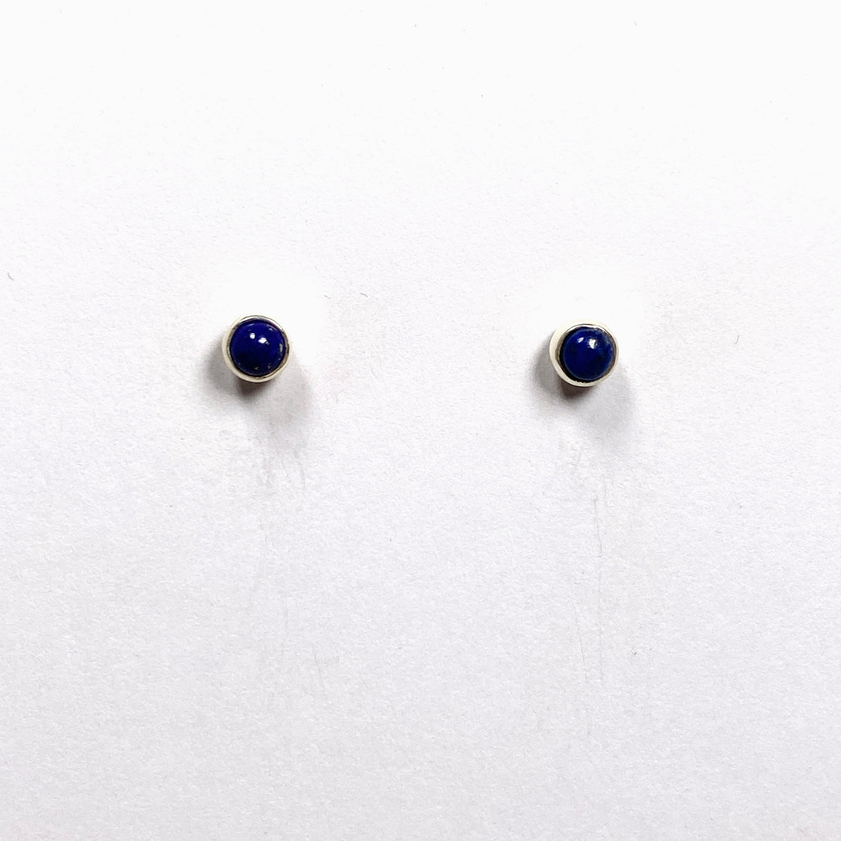Gemstone Cabochon Studs - small round