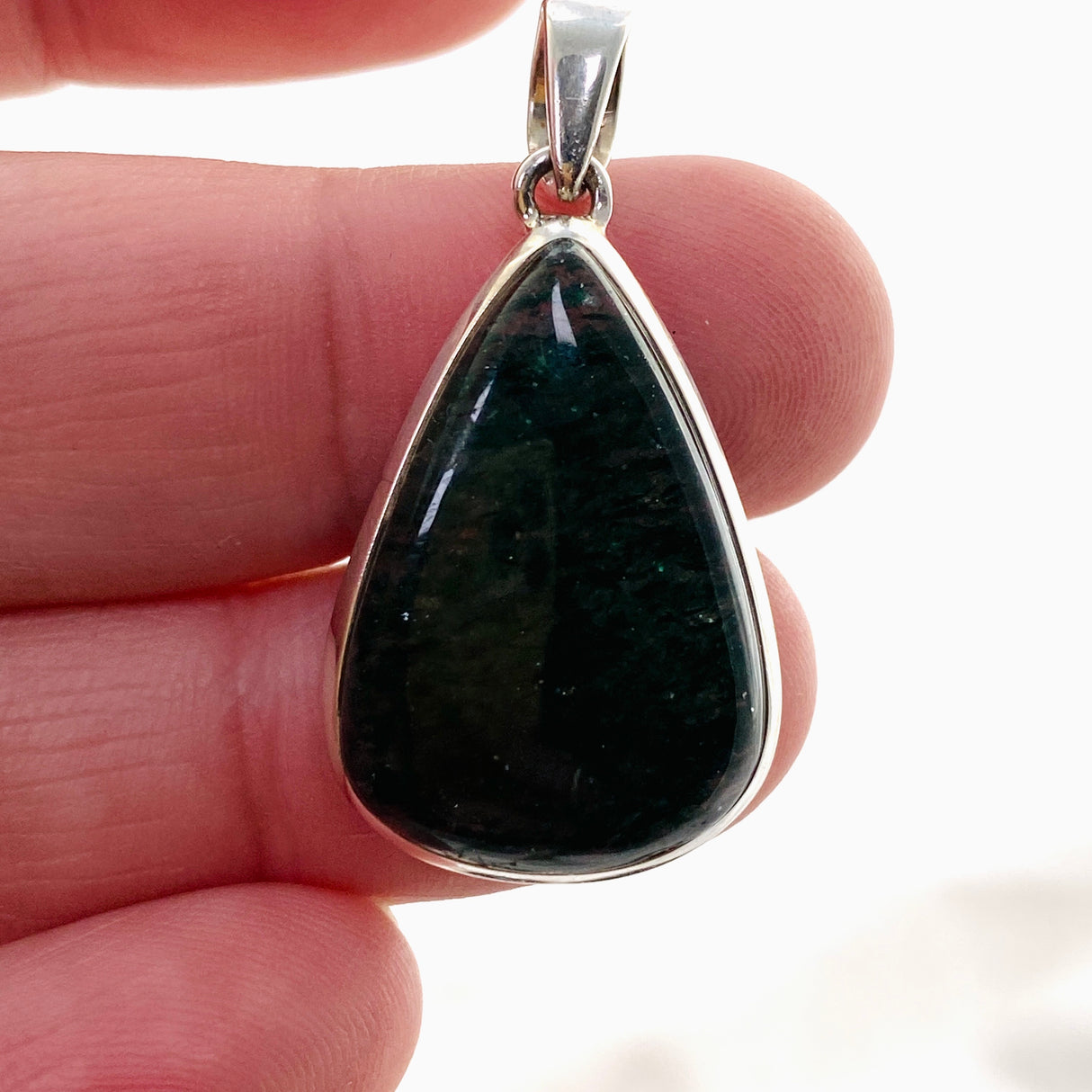 Green Aventurine Teardrop Cabochon Pendant PPGJ847