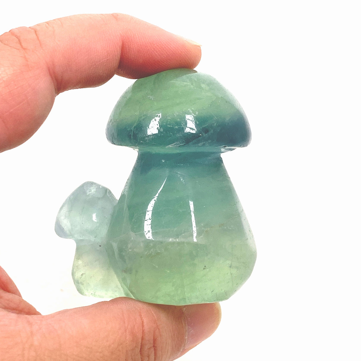Green Fluorite Mushroom GFM-01