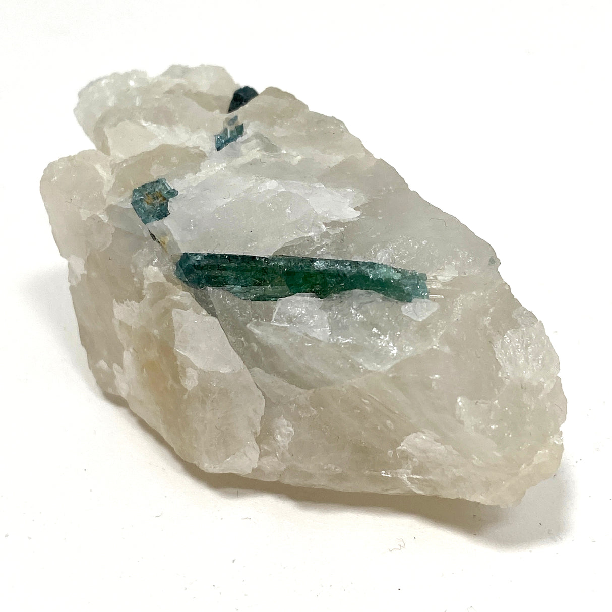 Green Tourmaline on Quartz GTQ-04