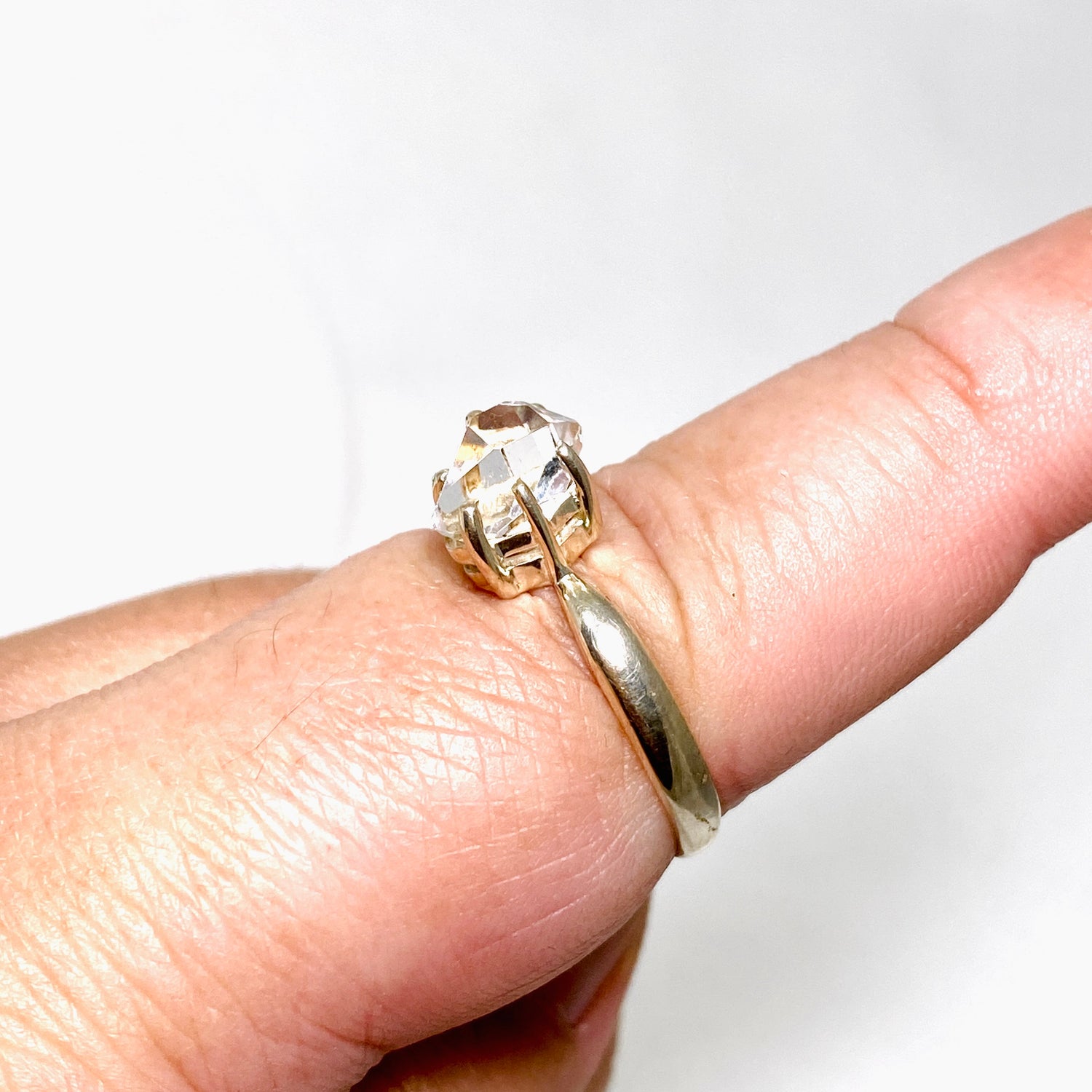 Herkimer Diamond Ring Size 10 BTP-26