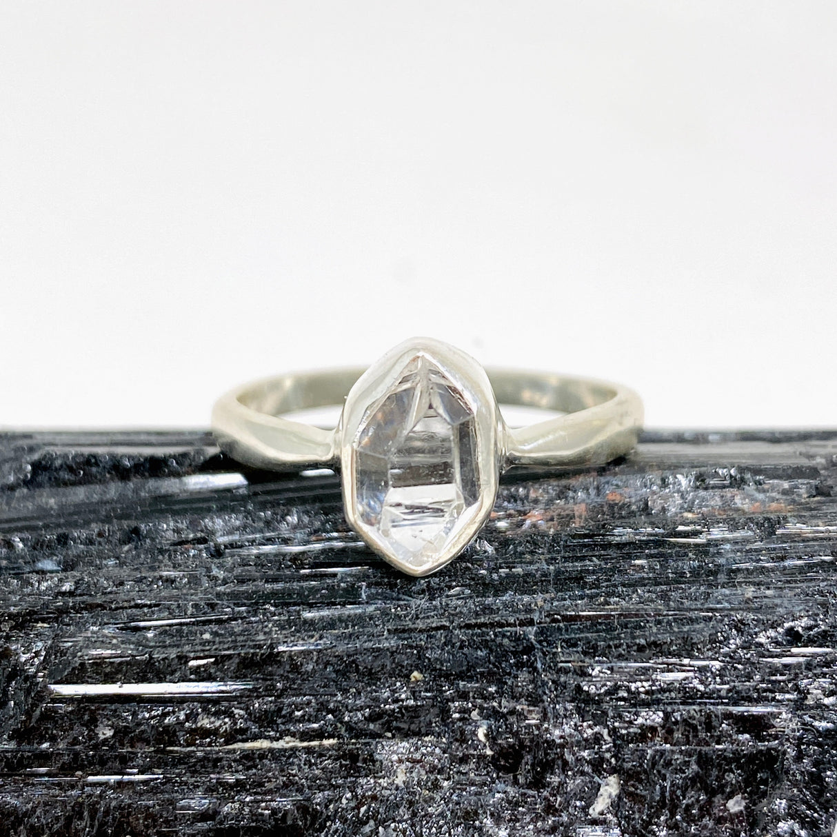 Herkimer Diamond Ring Size 9 BTP-68