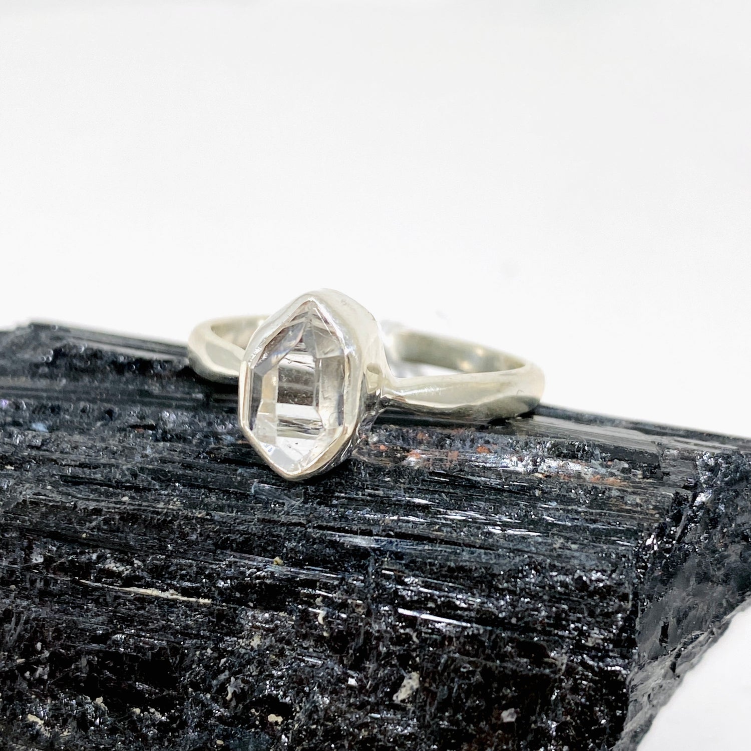 Herkimer Diamond Ring Size 9 BTP-68