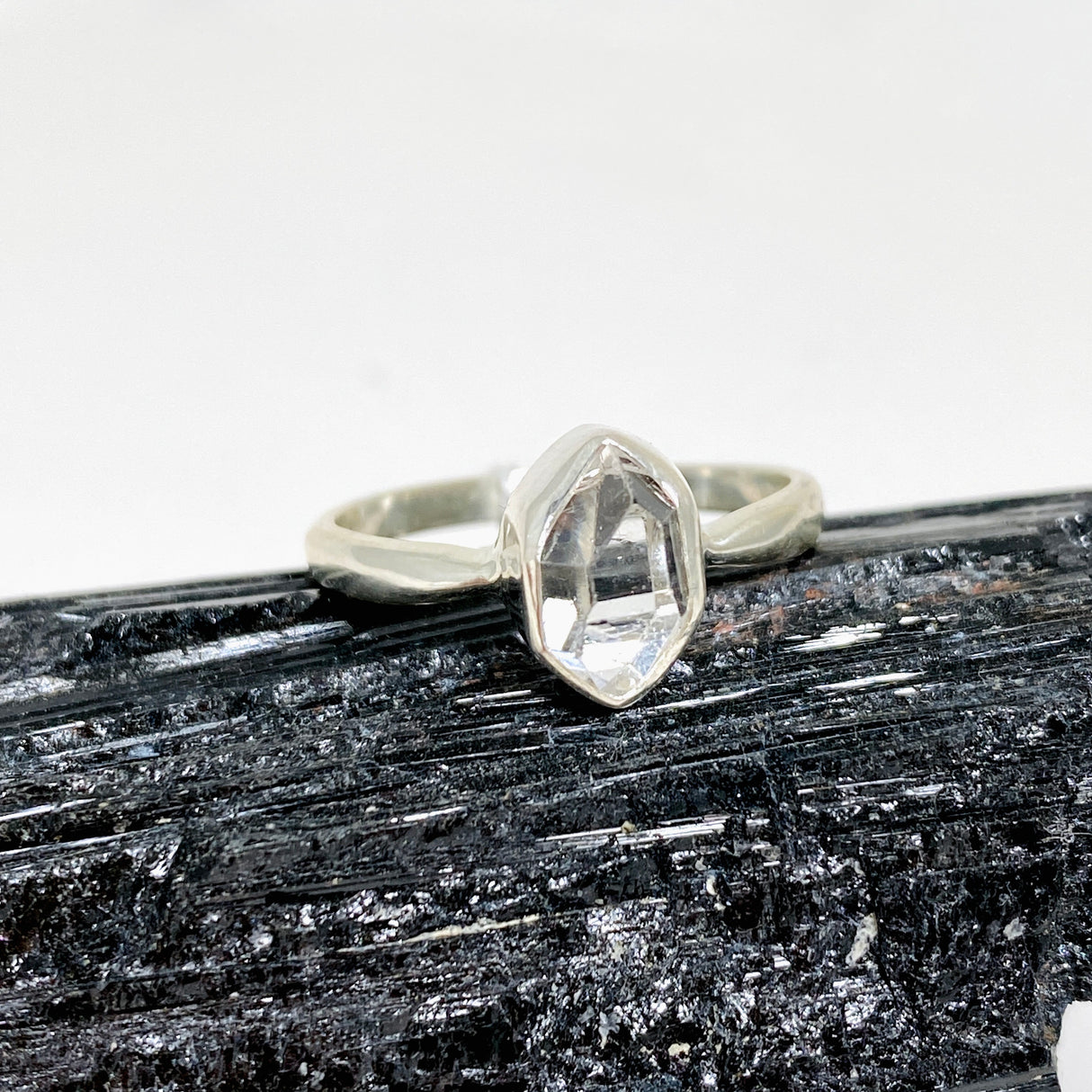 Herkimer Diamond Ring Size 9 BTP-68