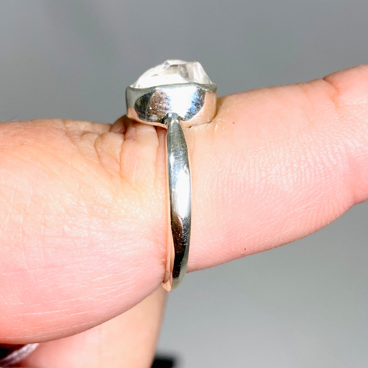 Herkimer Diamond Ring Size 9 BTP-68