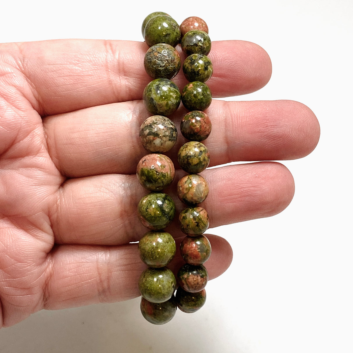 Unakite bracelet