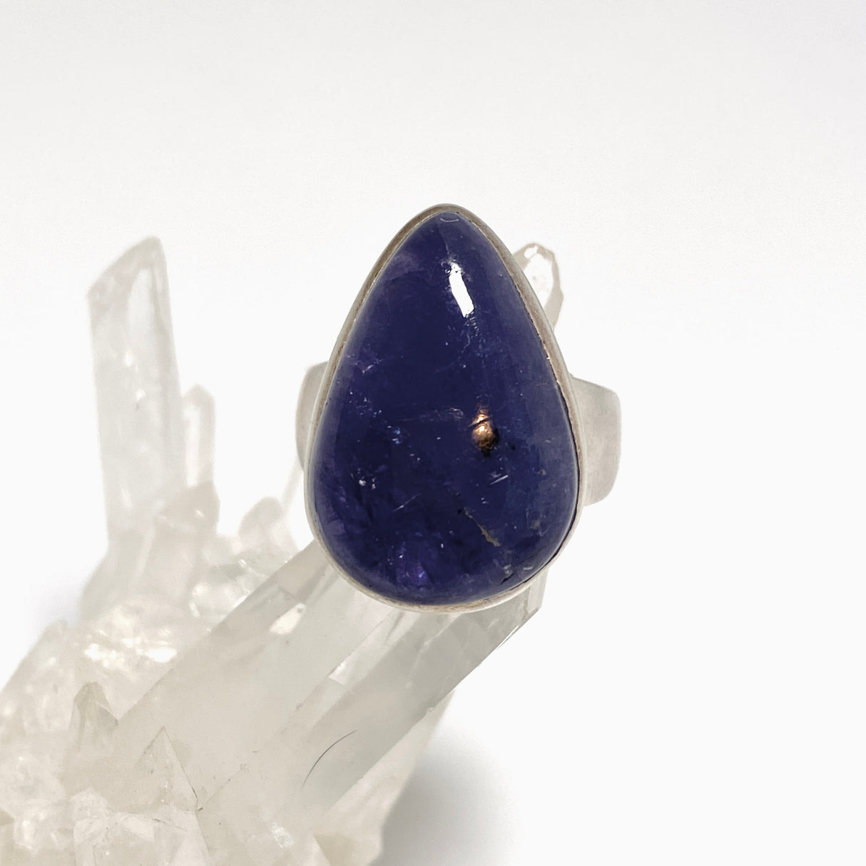 Tanzanite teardrop ring s.10  KRGJ2005