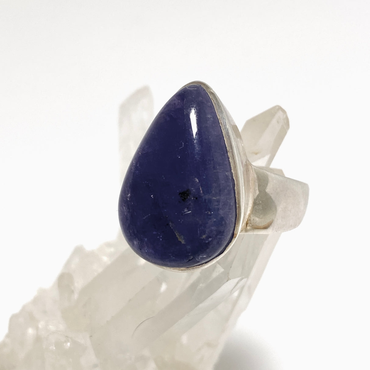 Tanzanite teardrop ring s.10  KRGJ2005