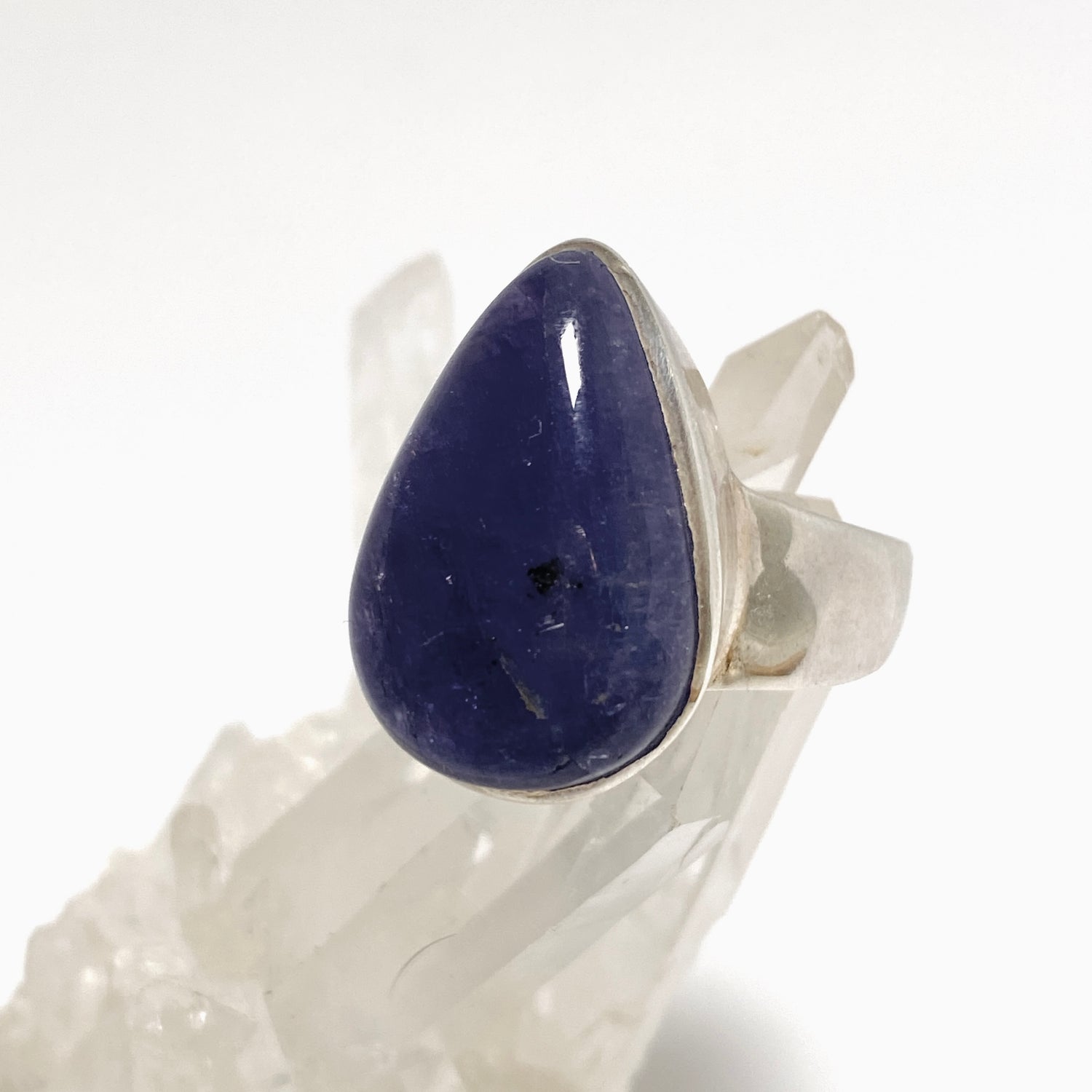 Tanzanite teardrop ring s.10  KRGJ2005