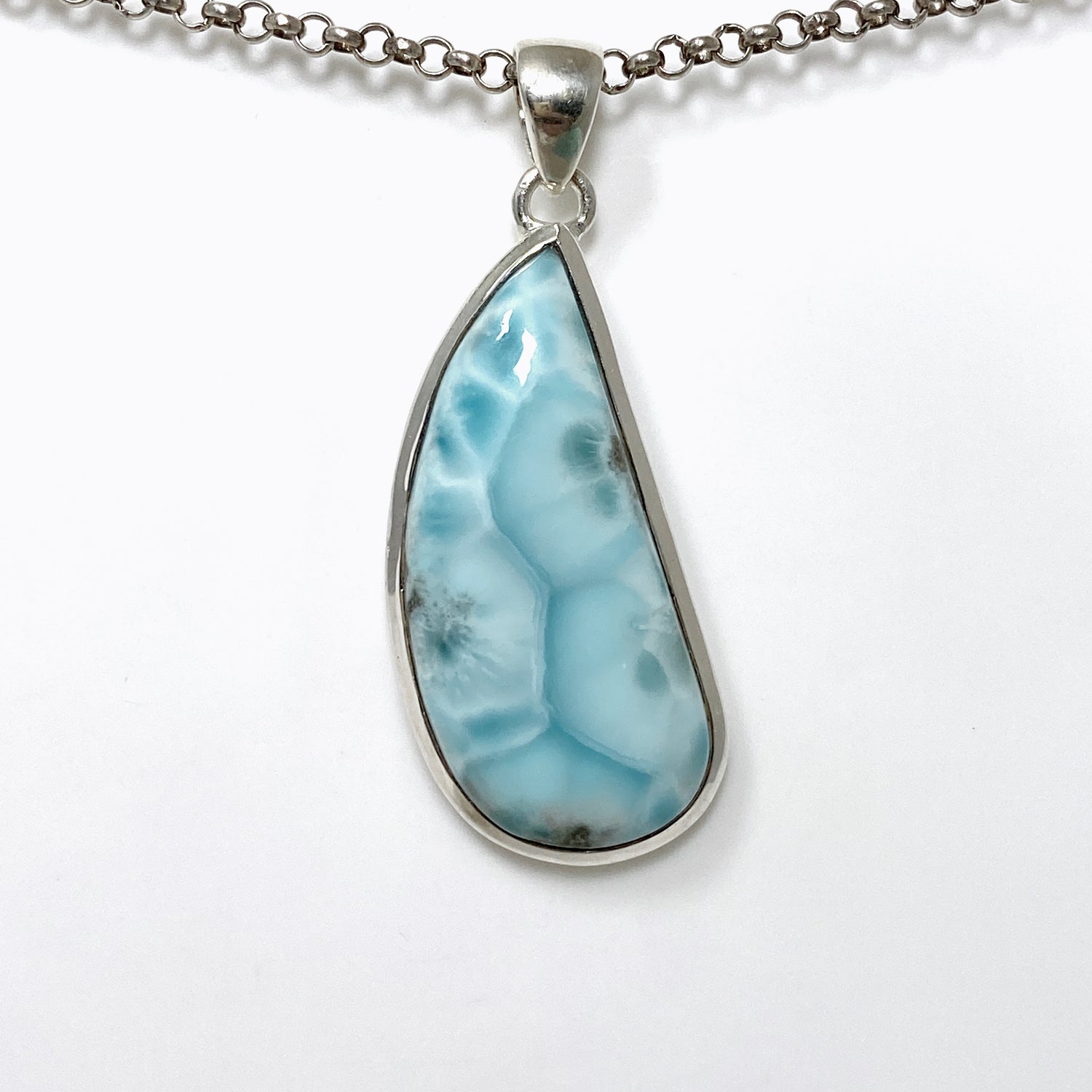 Larimar Freeform Pendant THP-06