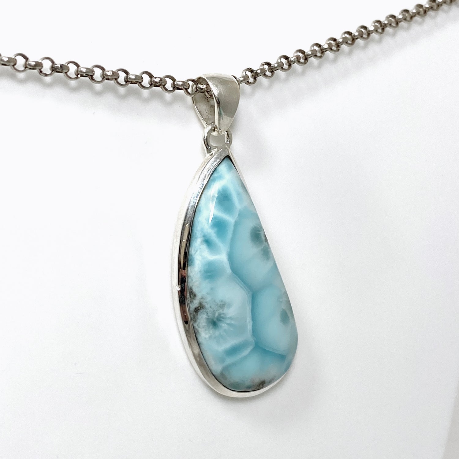 Larimar Freeform Pendant THP-06