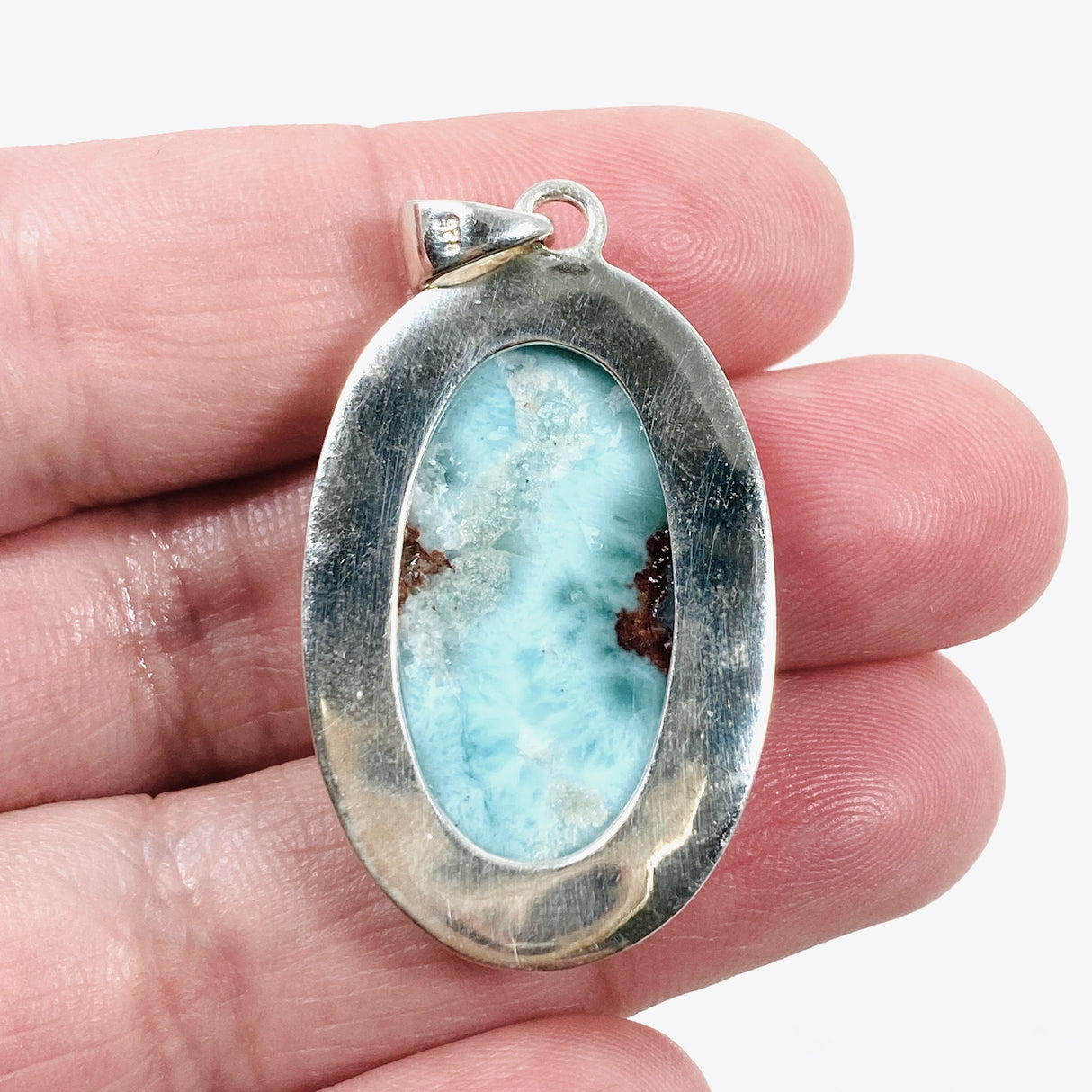 Larimar Oval Pendant KPGJ4170