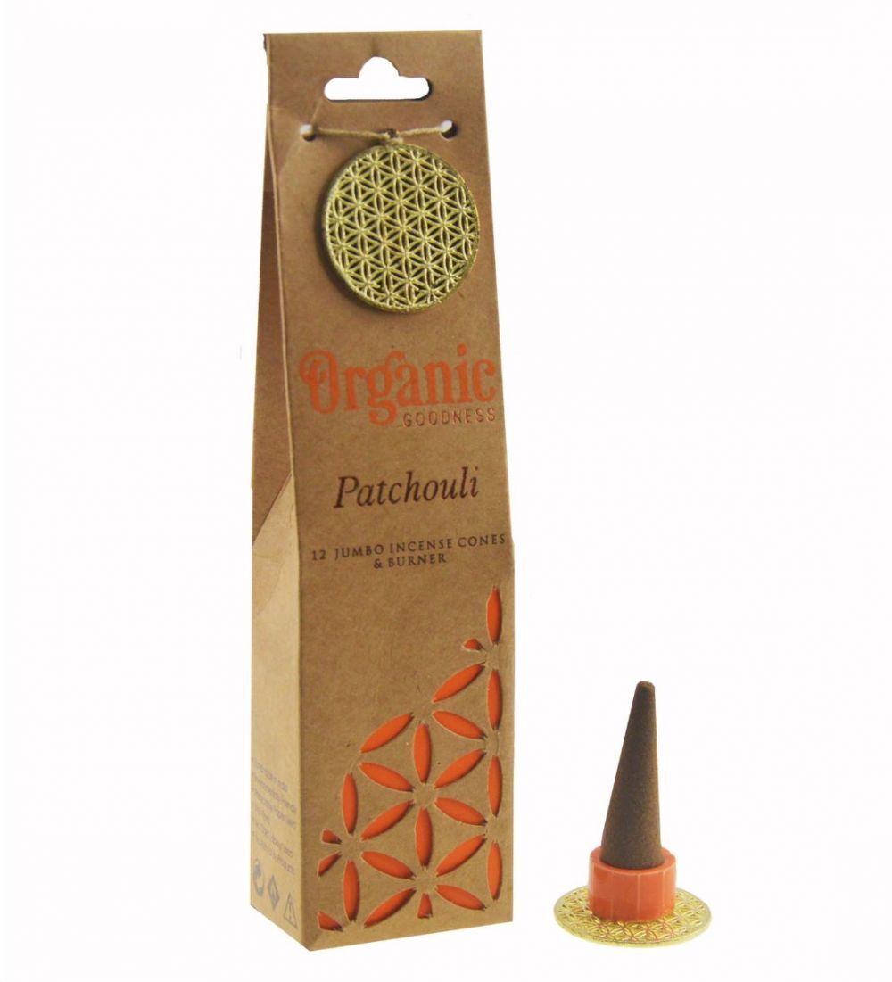Organic Goodness Patchouli Incense Cones by Nature's Magick