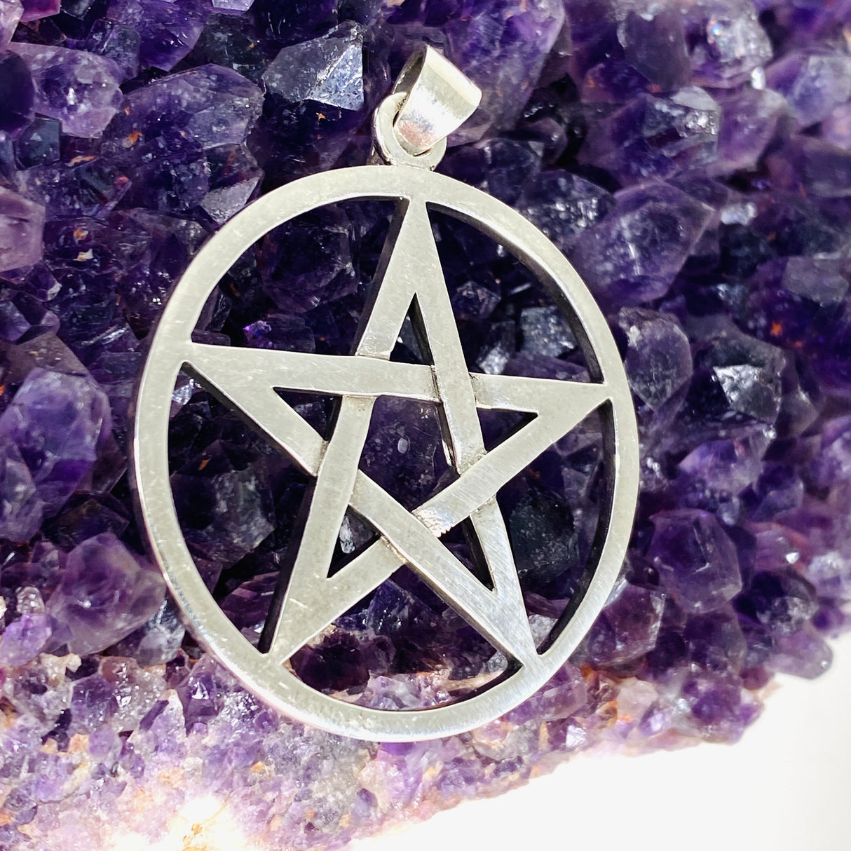 SS Pentagram Pendant 5cm SV50-205