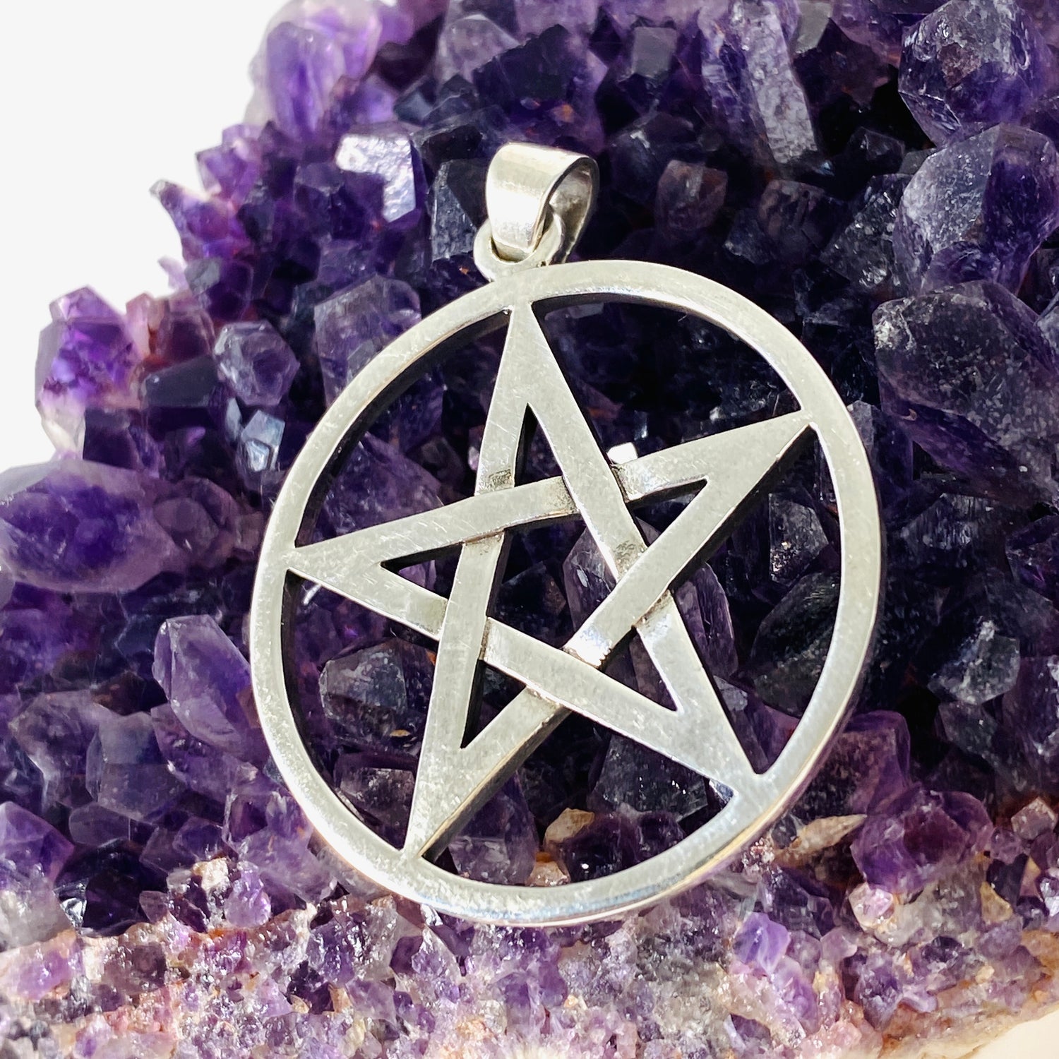 SS Pentagram Pendant 5cm SV50-205