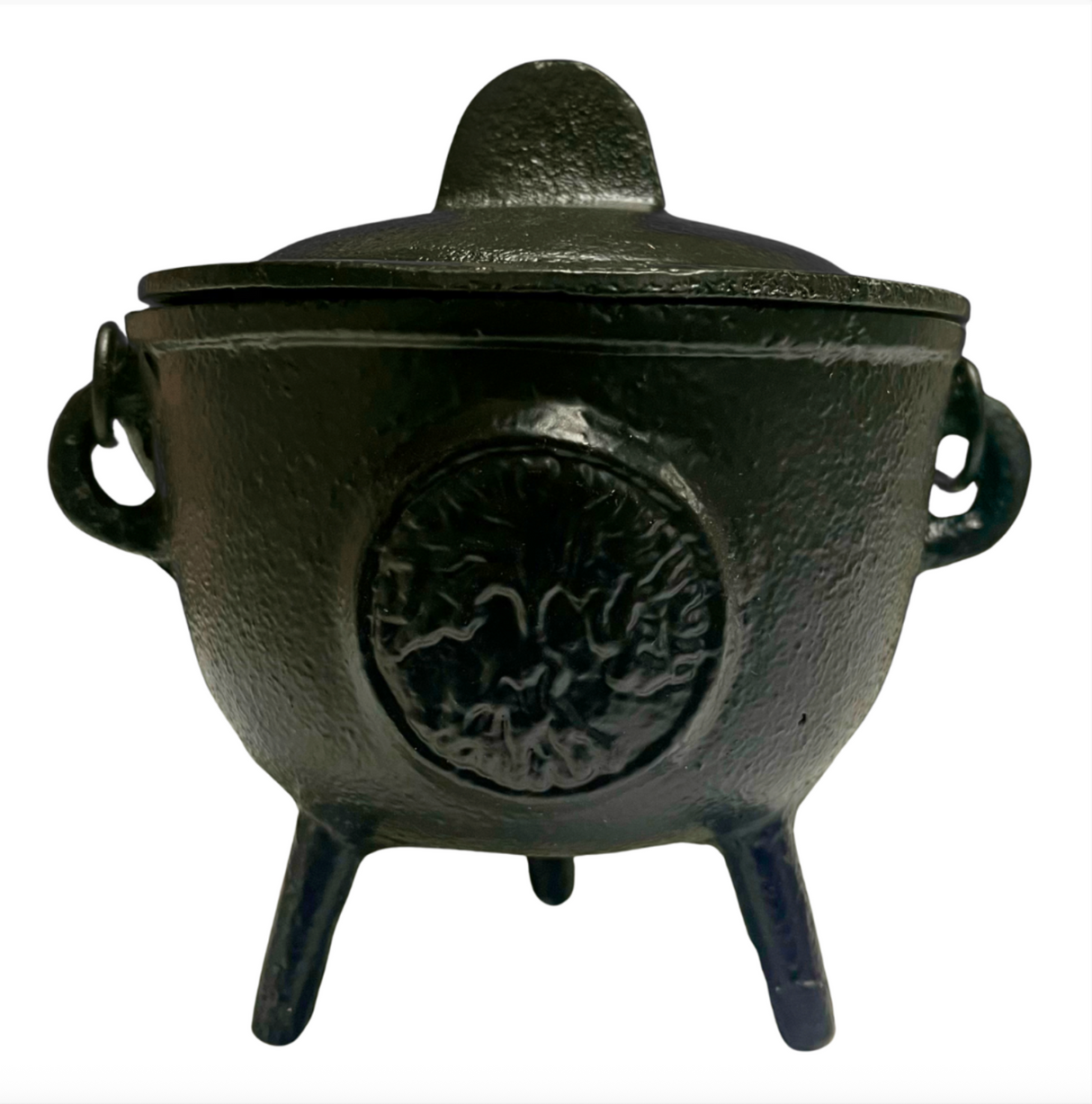 Cast Iron Cauldron - Large with Tree of Life