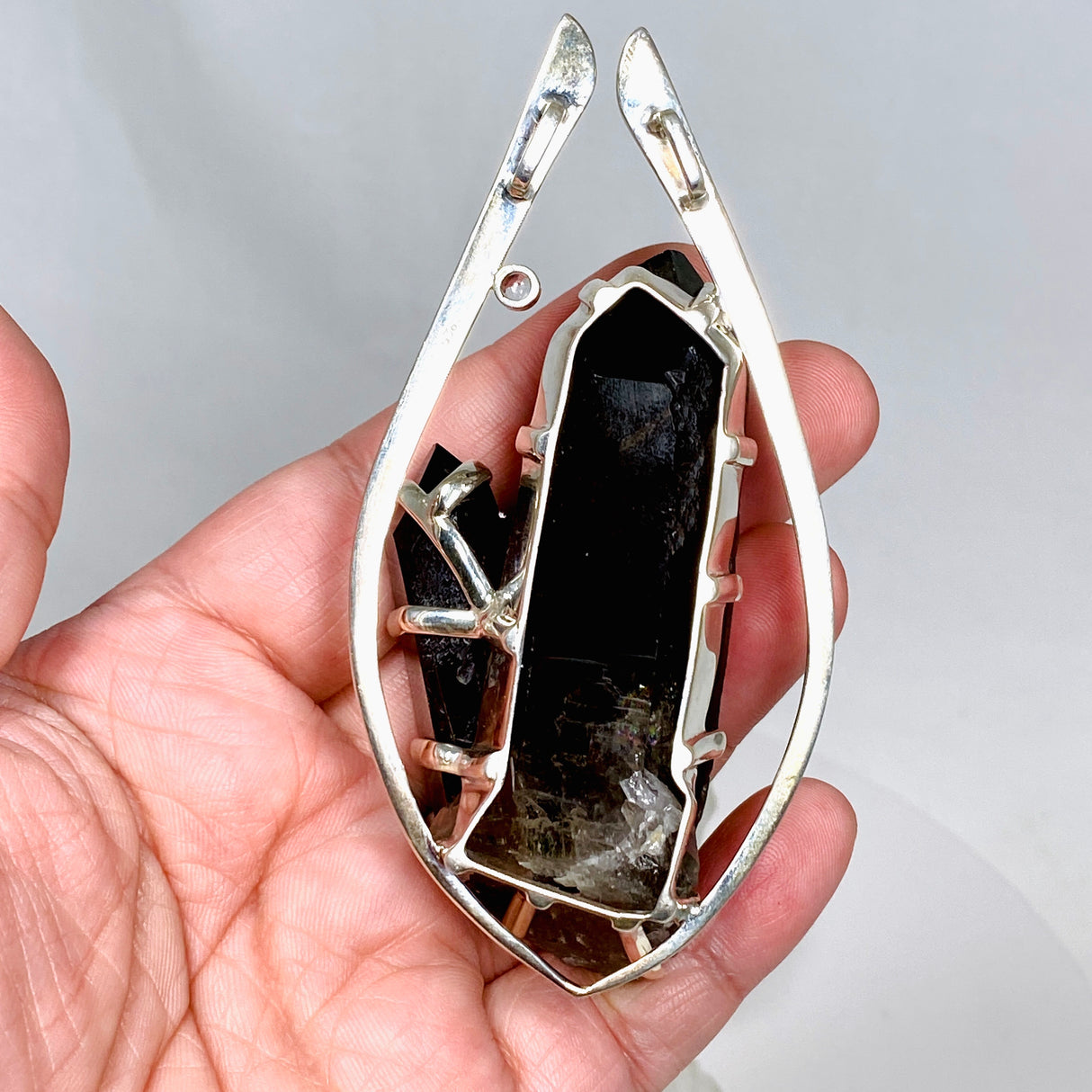 Smokey Quartz Crystal Pendant BTP-51