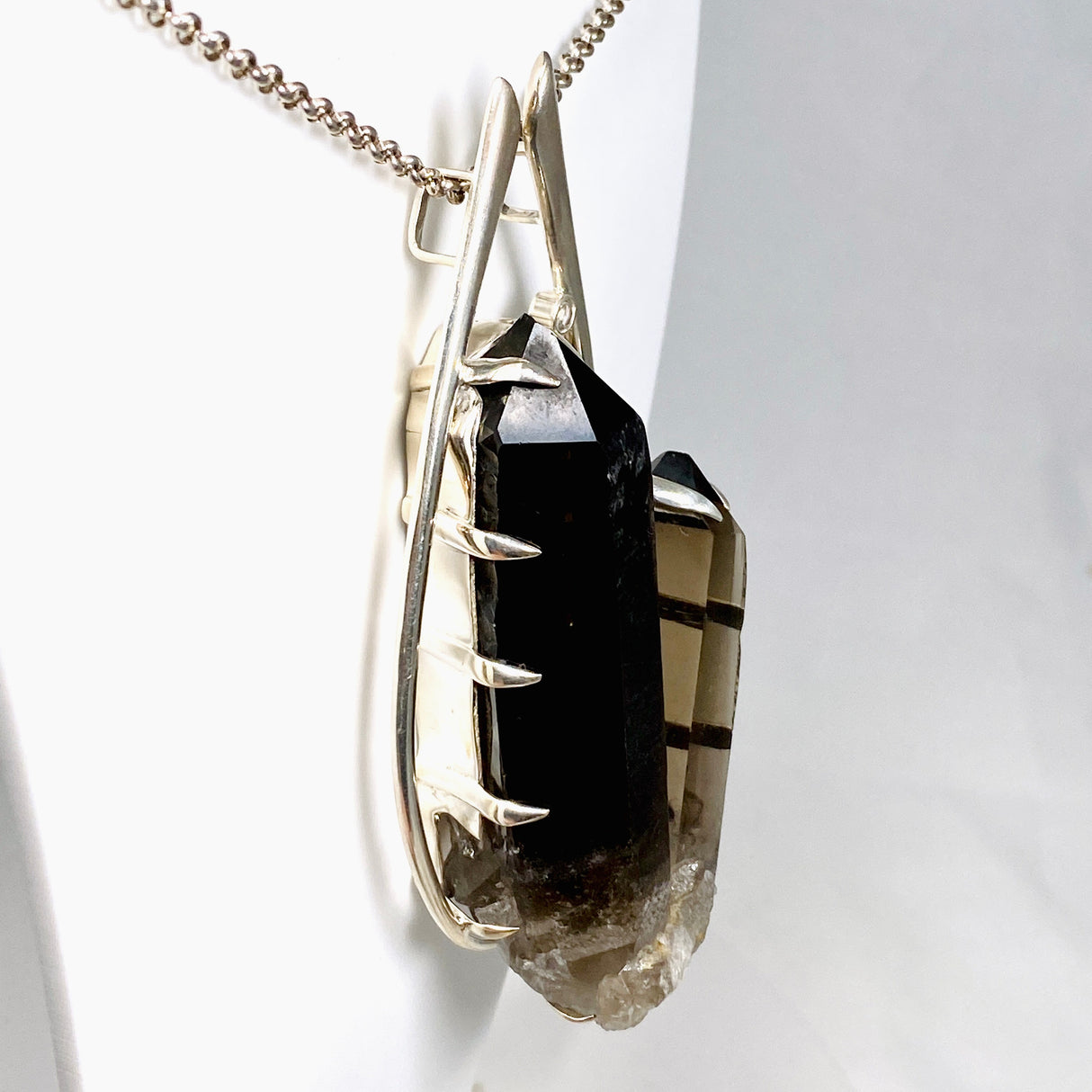 Smokey Quartz Crystal Pendant BTP-51