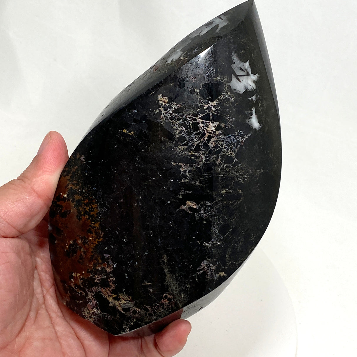 Tourmalinated Quartz Flame TQF-01