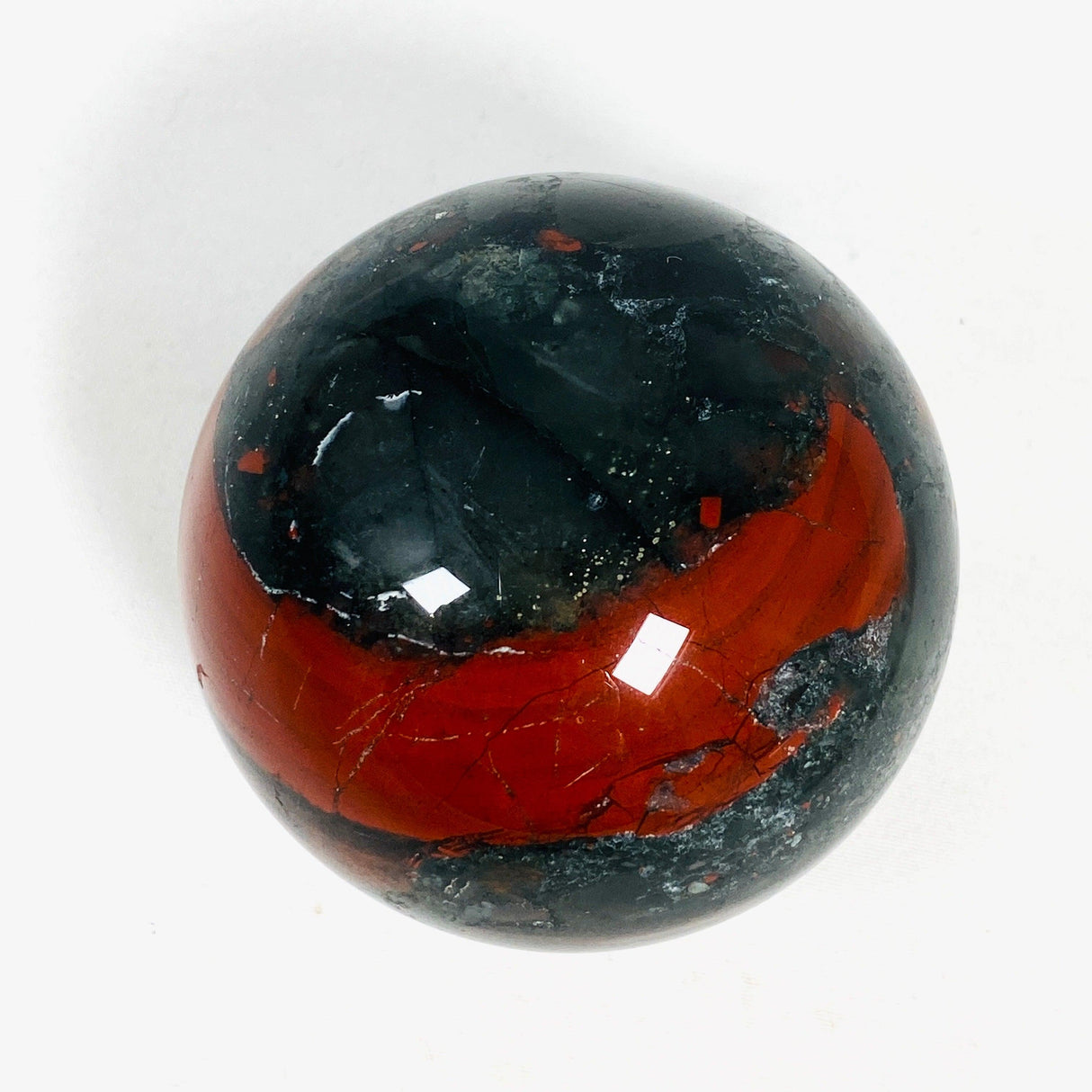 African Bloodstone Sphere ABS-5 - Nature's Magick