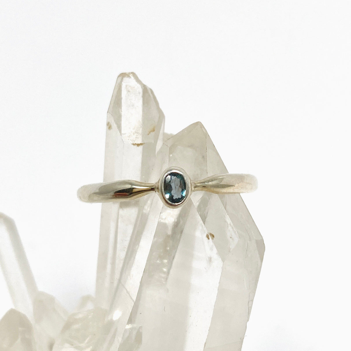 Alexandrite Oval Faceted Ring Size 9 BTR-10