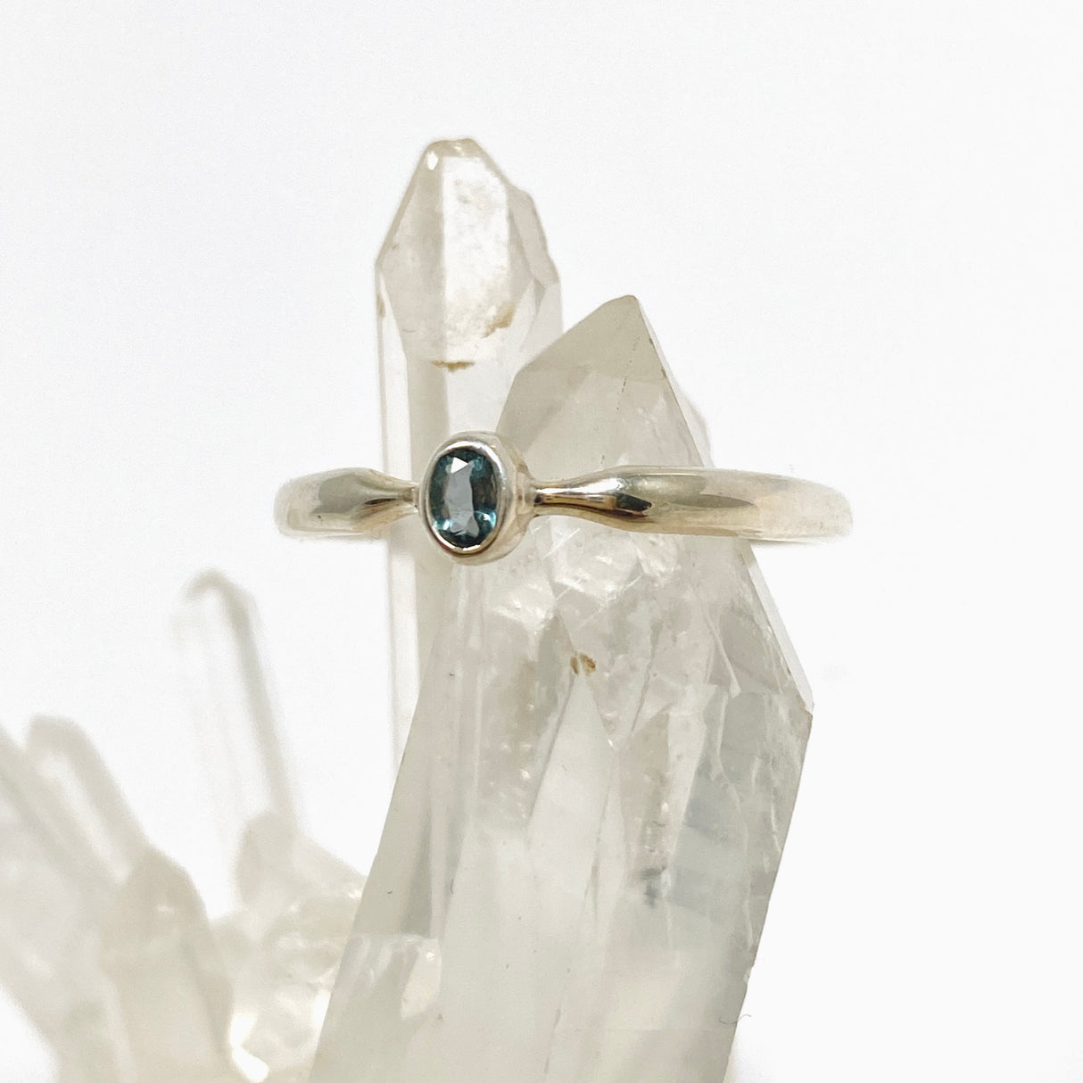 Alexandrite Oval Faceted Ring Size 9 BTR-10