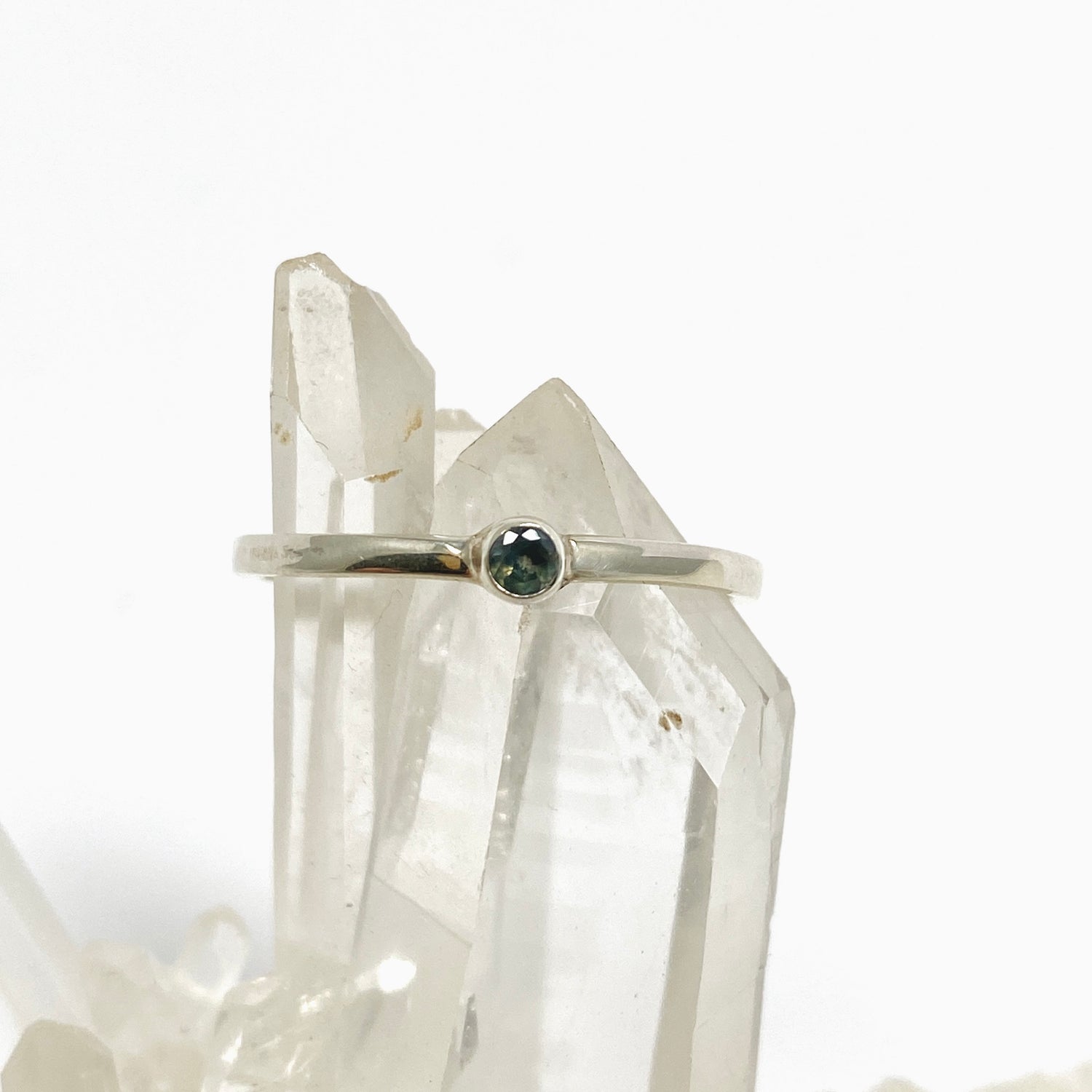 Alexandrite Round Faceted Ring Size 8.5 BTR-23