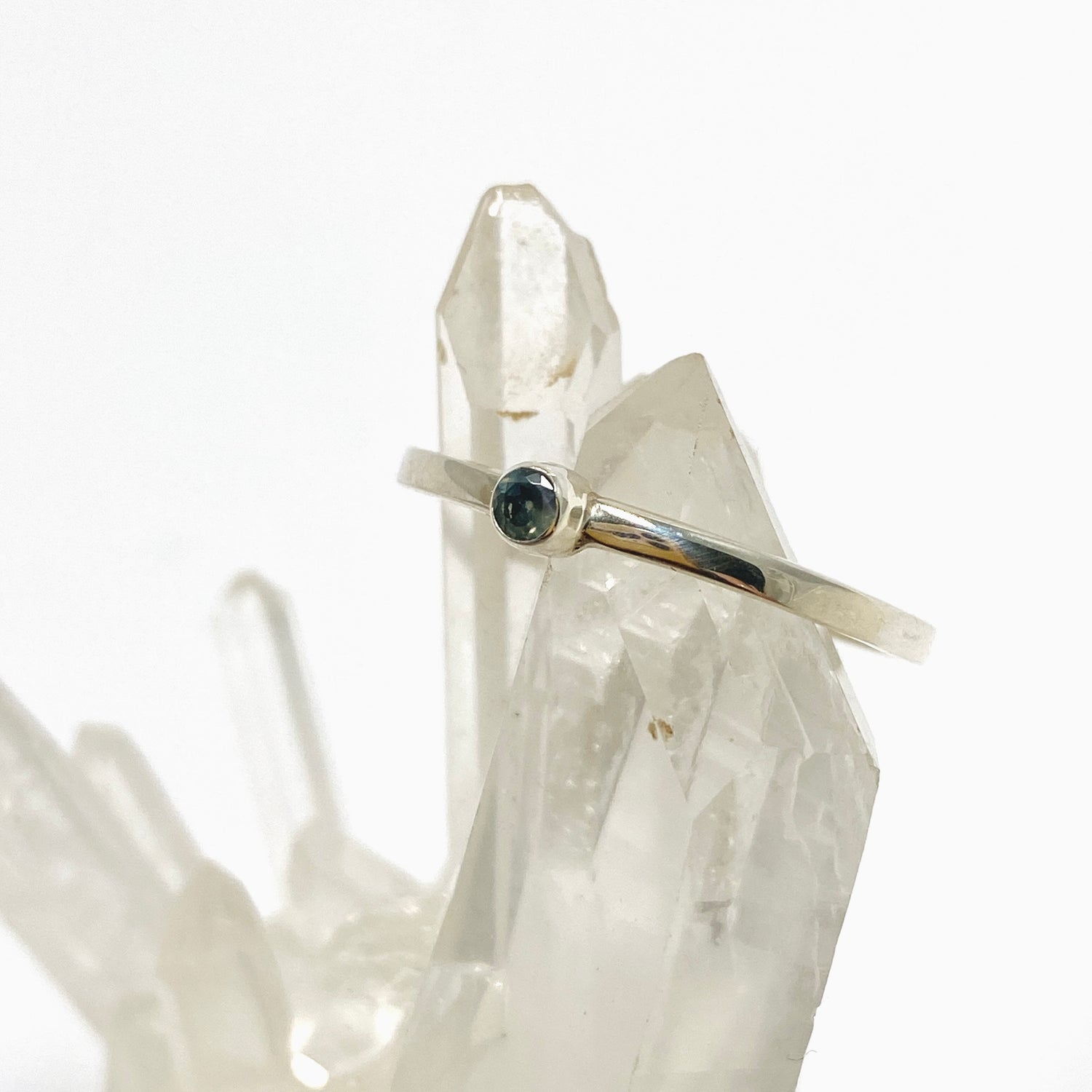 Alexandrite Round Faceted Ring Size 8.5 BTR-23