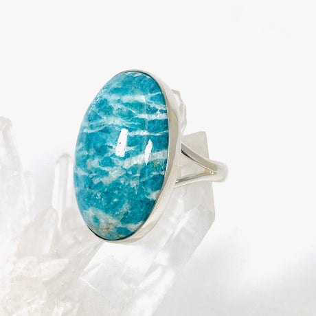 Amazonite oval ring s.10 KRGJ2889 - Nature's Magick