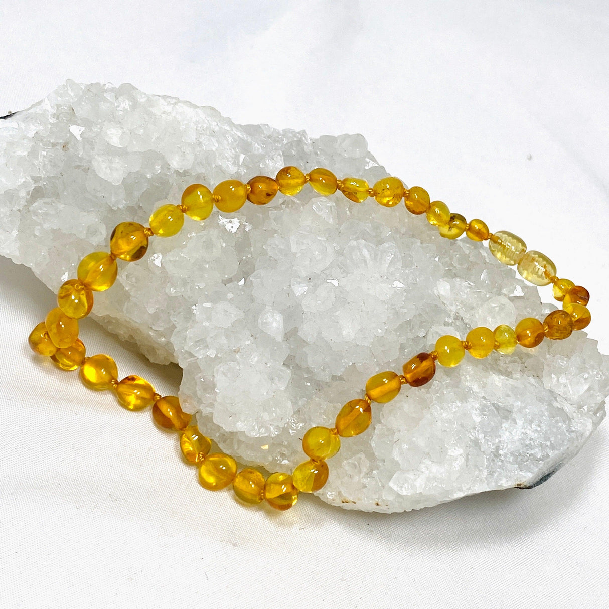 Amber baby necklace - Genuine Baltic Amber - Nature's Magick