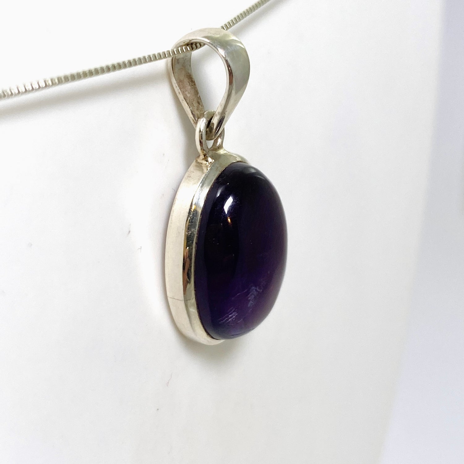 Amethyst Oval Cabochon Pendant PPGJ993