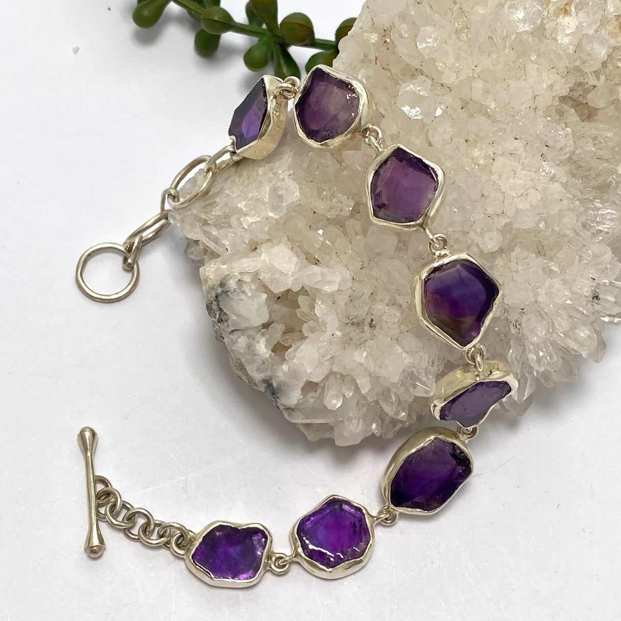 Amethyst Natural Gemstone Bracelet BB215